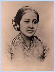 RA Kartini, pejuang emansipasi kaum wanita Indonesia. 